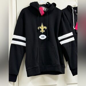 NFL New Orleans Saints Black Pullover Hoodie